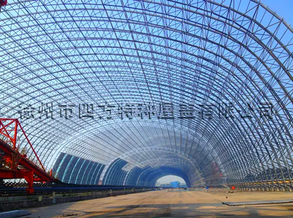 唐山曹妃甸港码头储煤棚网--国内最大网架结构